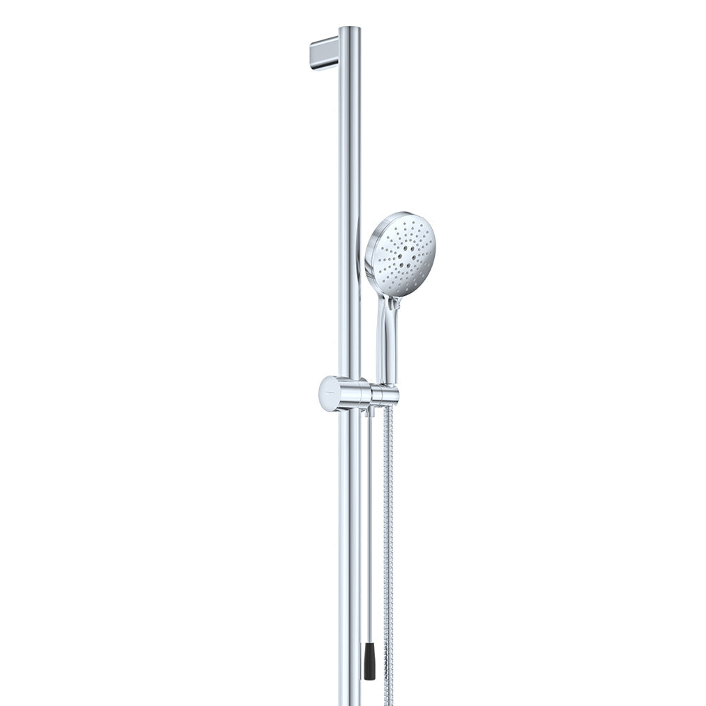 Care Inverted T Rail Shower with Push/Pull Slider - Chrome