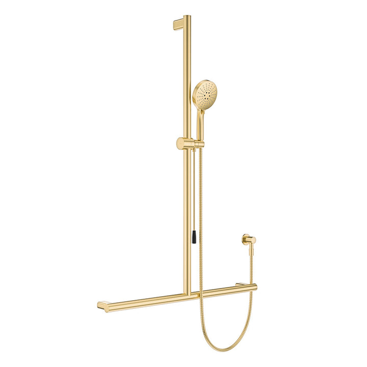 Care Inverted T Rail Shower with Push/Pull Slider - Urban Brass