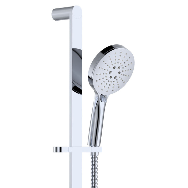 Empire Slim Rail Shower - Chrome