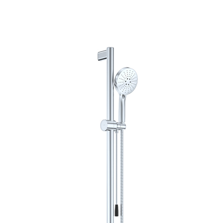 Care Rail Shower with Push/Pull Slider - Chrome