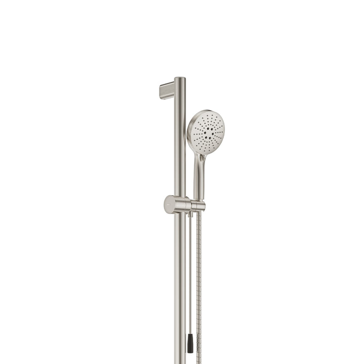Care Rail Shower with Push/Pull Slider - Brushed Nickel