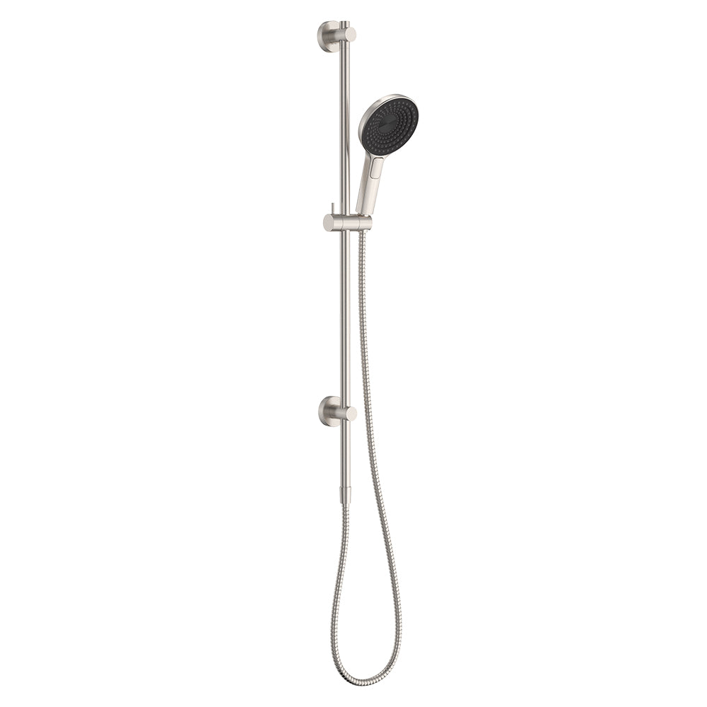 Kuro Rail Shower Round - Brushed Nickel