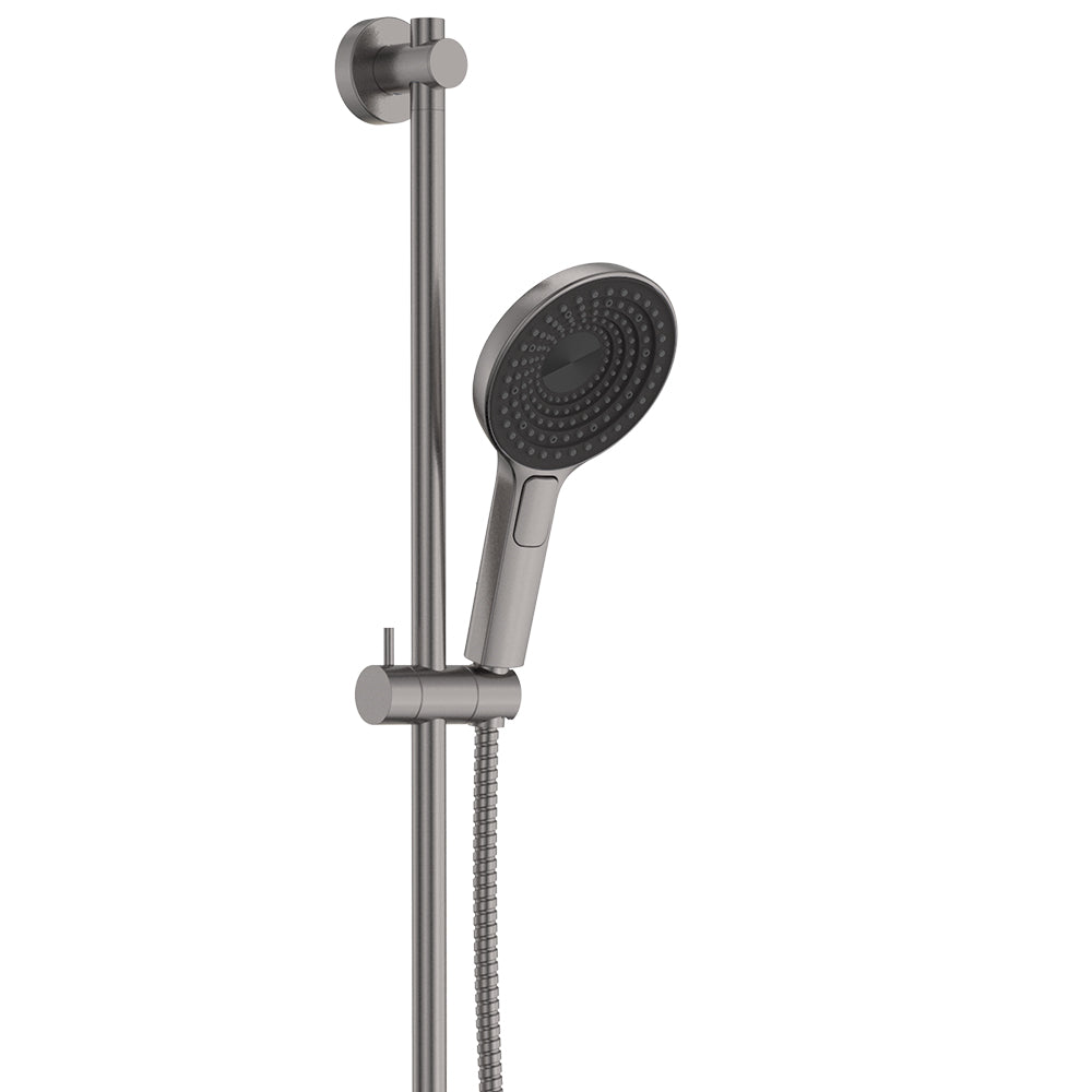 Kuro Rail Shower Round - Gun Metal
