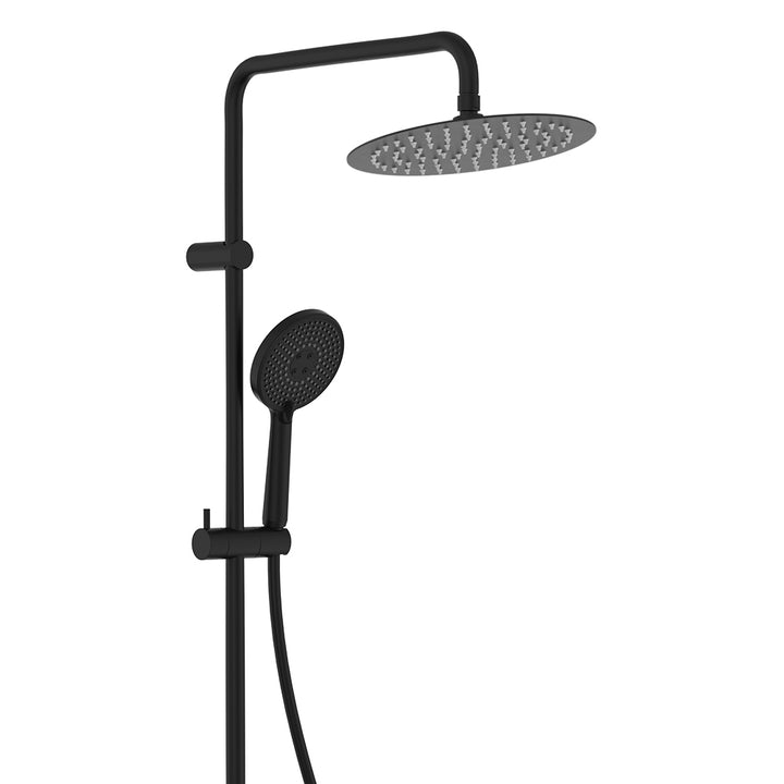 Kaya Retrofit Twin Shower - Matte Black