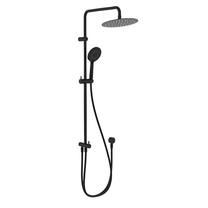 Kaya Retrofit Twin Shower - Matte Black