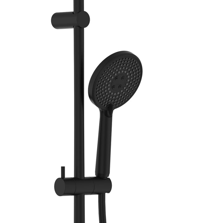 Kaya Retrofit Twin Shower - Matte Black