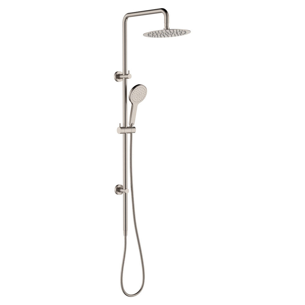 Kaya Twin Shower - Brushed Nickel
