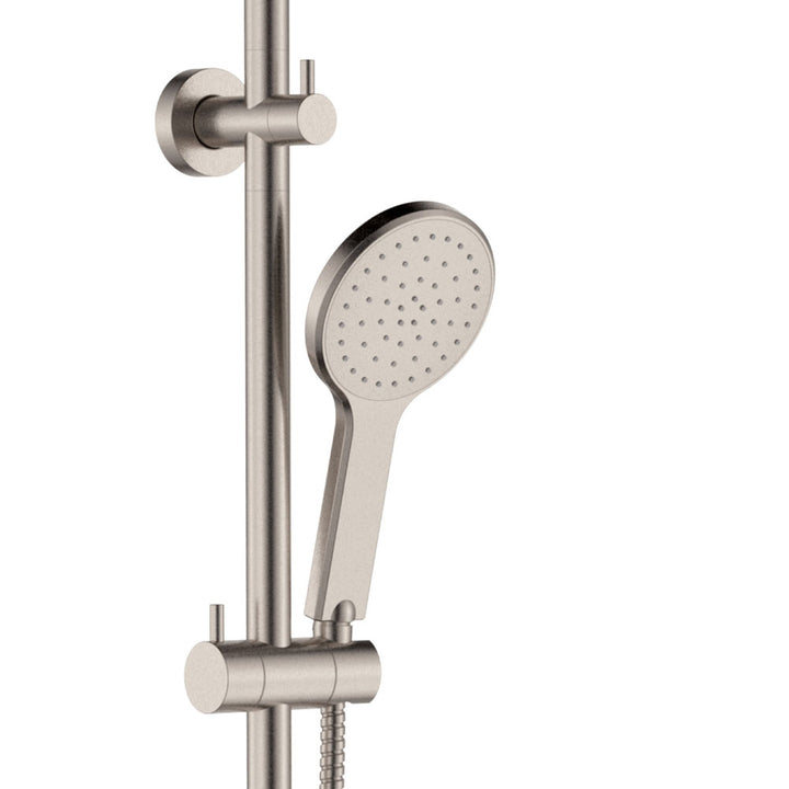 Kaya Twin Shower - Brushed Nickel
