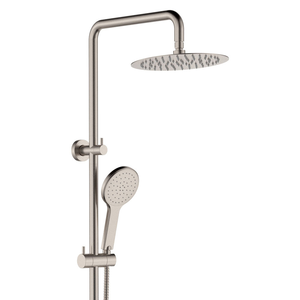 Kaya Twin Shower - Brushed Nickel