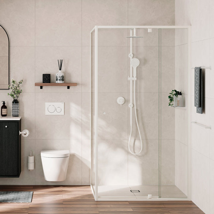 Kaya Twin Shower - Matte White