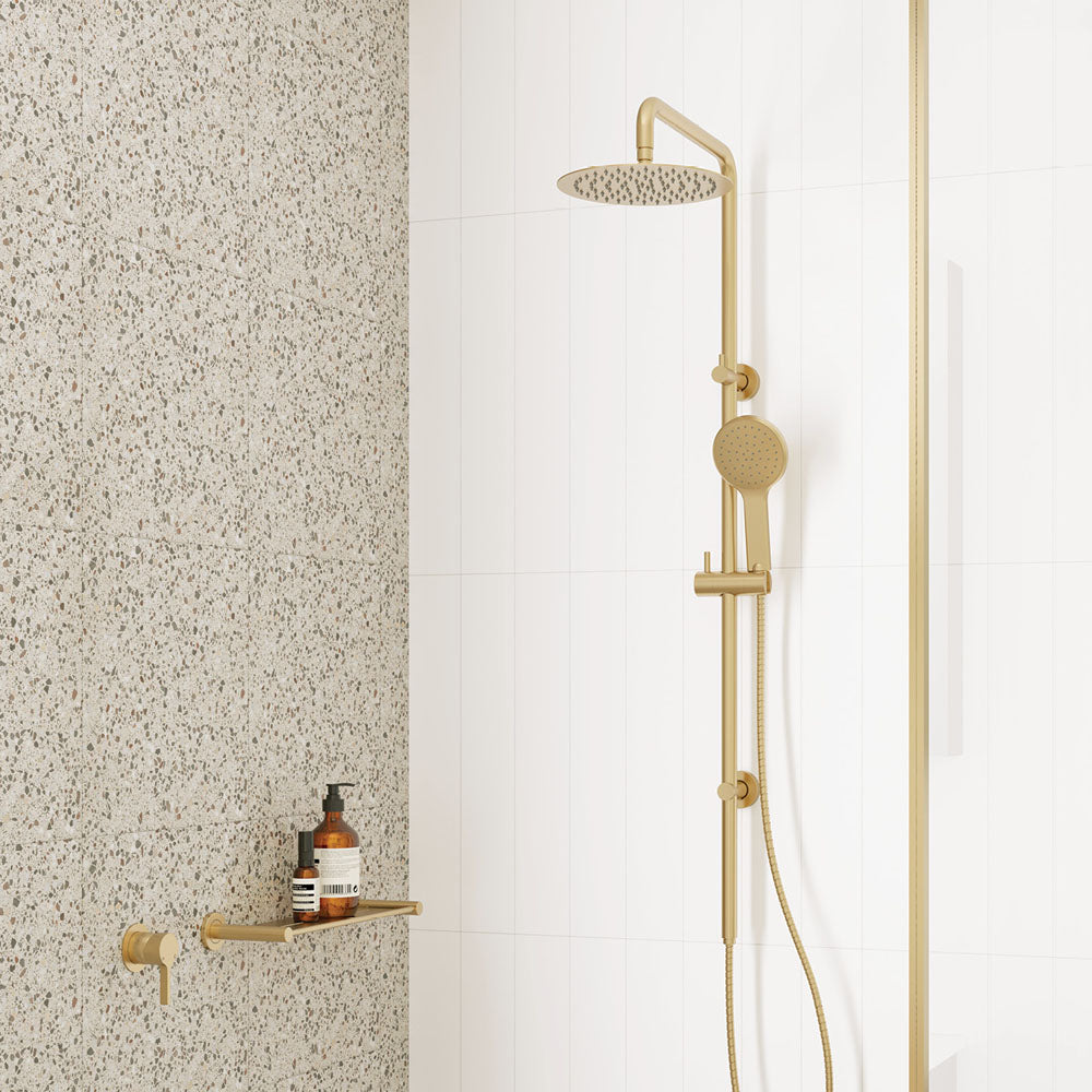 Kaya Twin Shower - Urban Brass