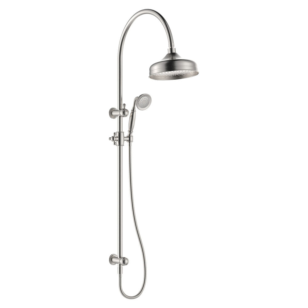 Lillian Twin Shower - Brushed Nickel