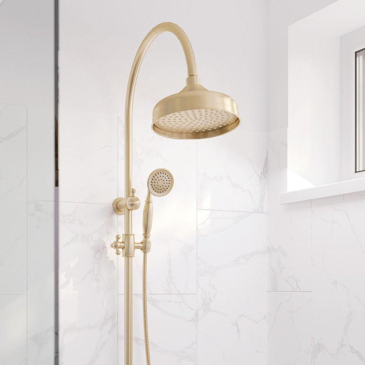 Lillian Twin Shower - Urban Brass