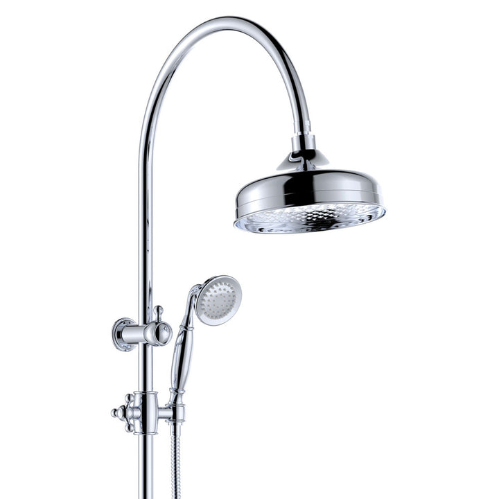 Lillian Twin Shower - Chrome