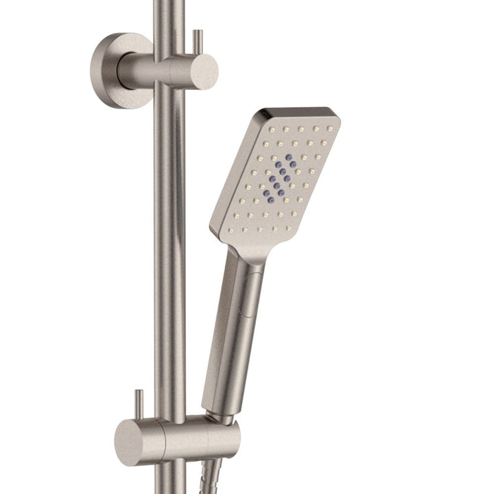 Tono Twin Shower - Brushed Nickel