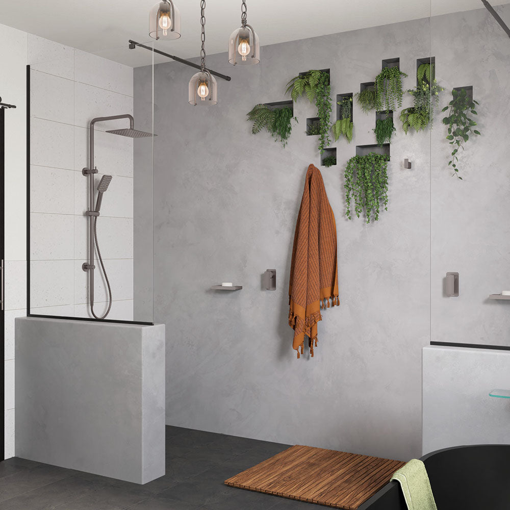 Tono Twin Shower - Gun Metal