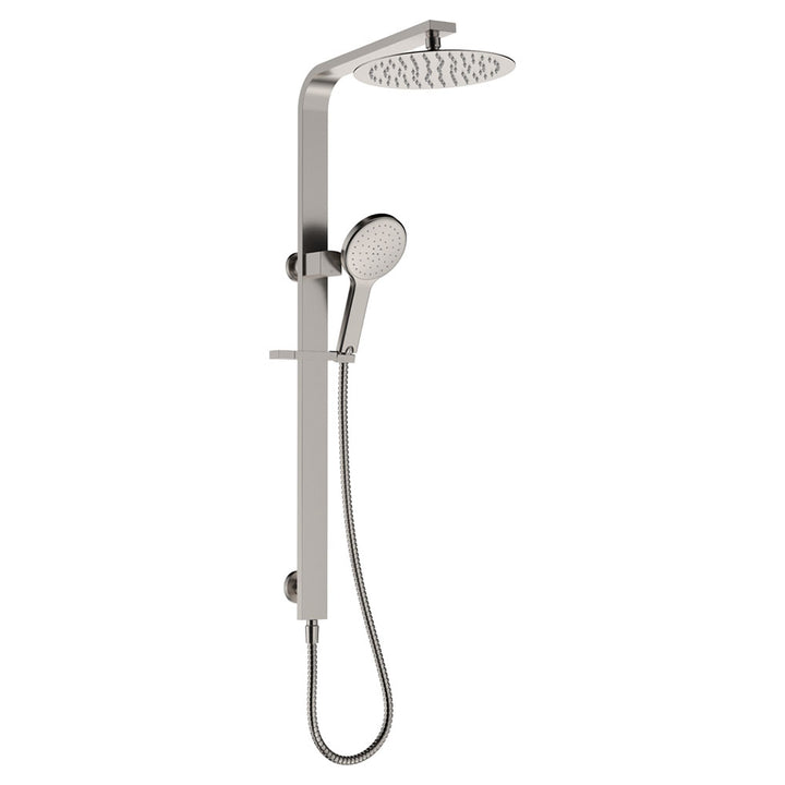 Kaya Deluxe Twin Shower - Brushed Nickel
