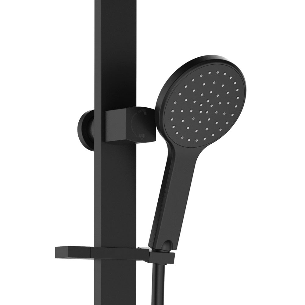 Kaya Deluxe Twin Shower - Matte Black