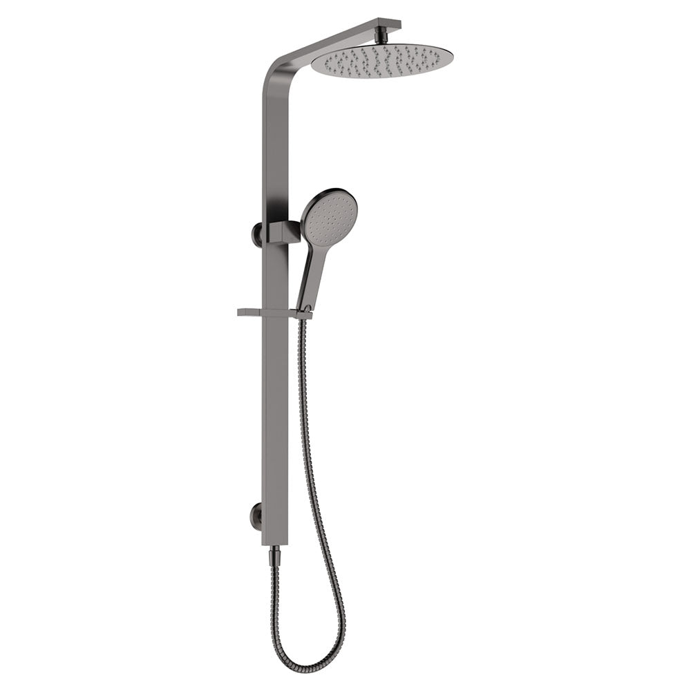 Kaya Deluxe Twin Shower - Gun Metal