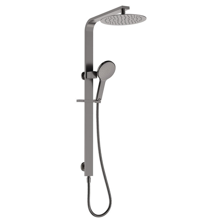 Kaya Deluxe Twin Shower - Gun Metal