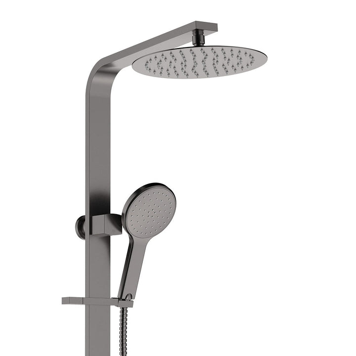 Kaya Deluxe Twin Shower - Gun Metal