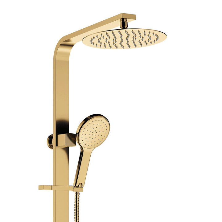 Kaya Deluxe Twin Shower - Urban Brass