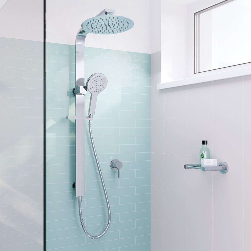 Kaya Deluxe Twin Shower - Chrome