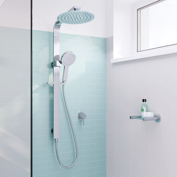 Kaya Deluxe Twin Shower - Chrome