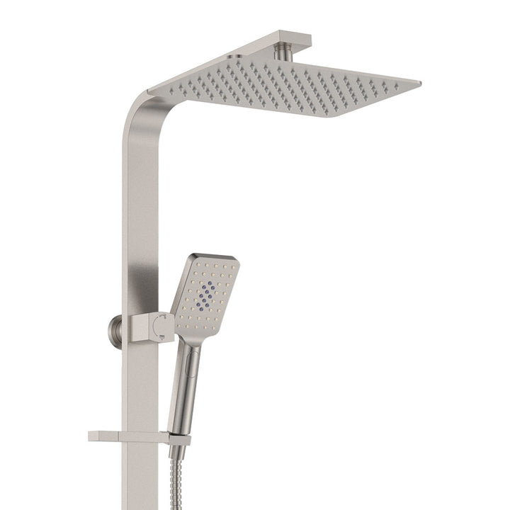 Tono Deluxe Twin Shower - Brushed Nickel
