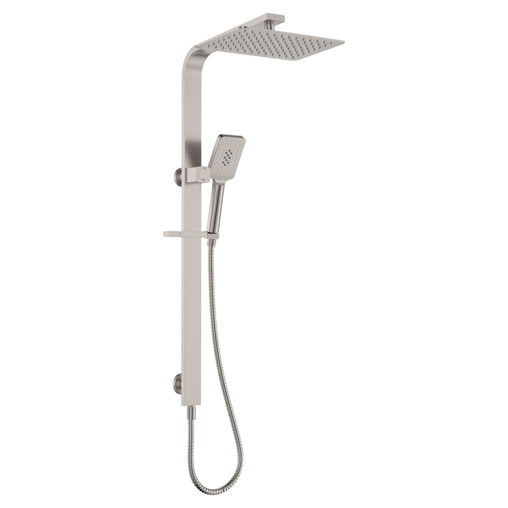 Tono Deluxe Twin Shower - Brushed Nickel