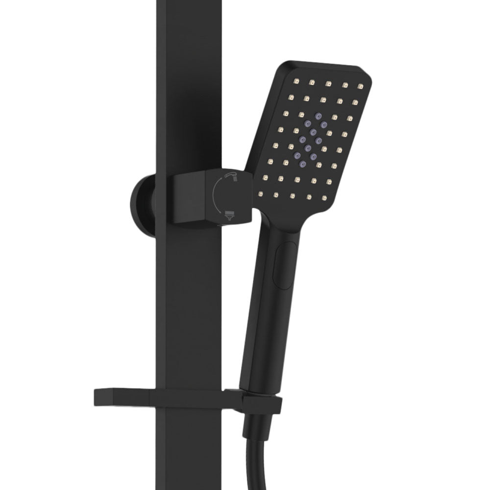 Tono Deluxe Twin Shower - Matte Black