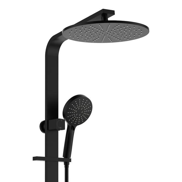 Empire Slim Deluxe Twin Shower - Matte Black