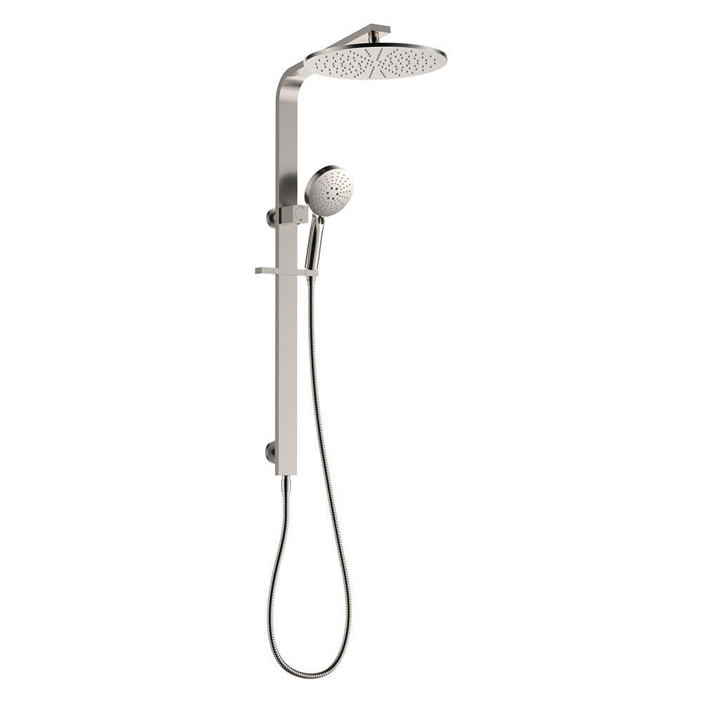 Empire Slim Deluxe Twin Shower - Brushed Nickel