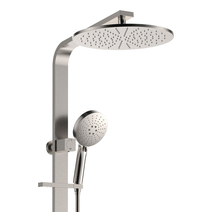 Empire Slim Deluxe Twin Shower - Brushed Nickel