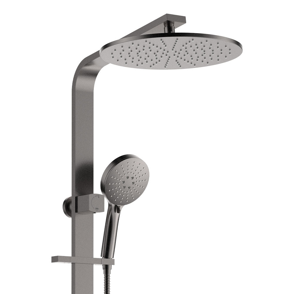 Empire Slim Deluxe Twin Shower - Gun Metal