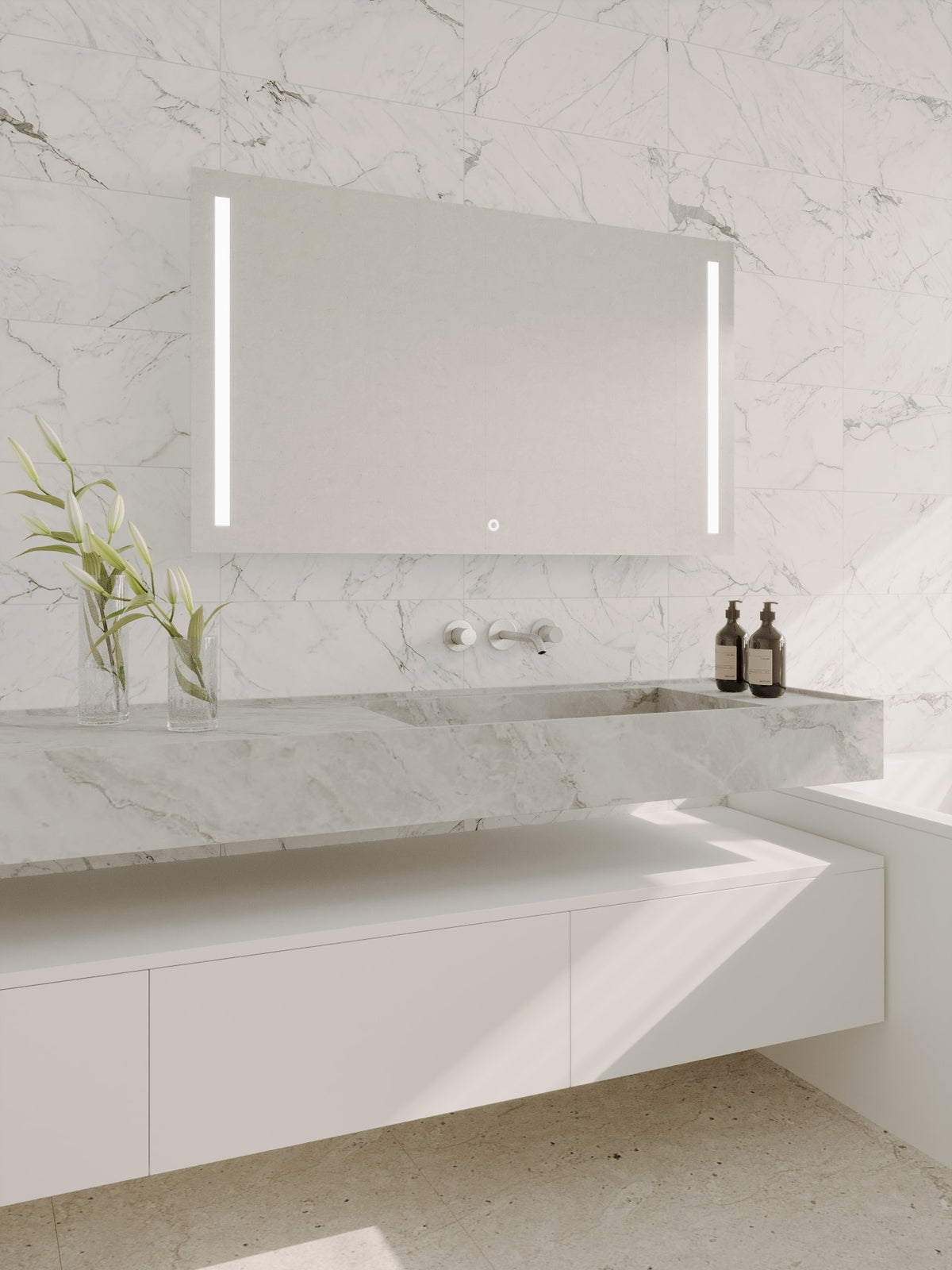Duo Frontlit LED Mirror product view 2