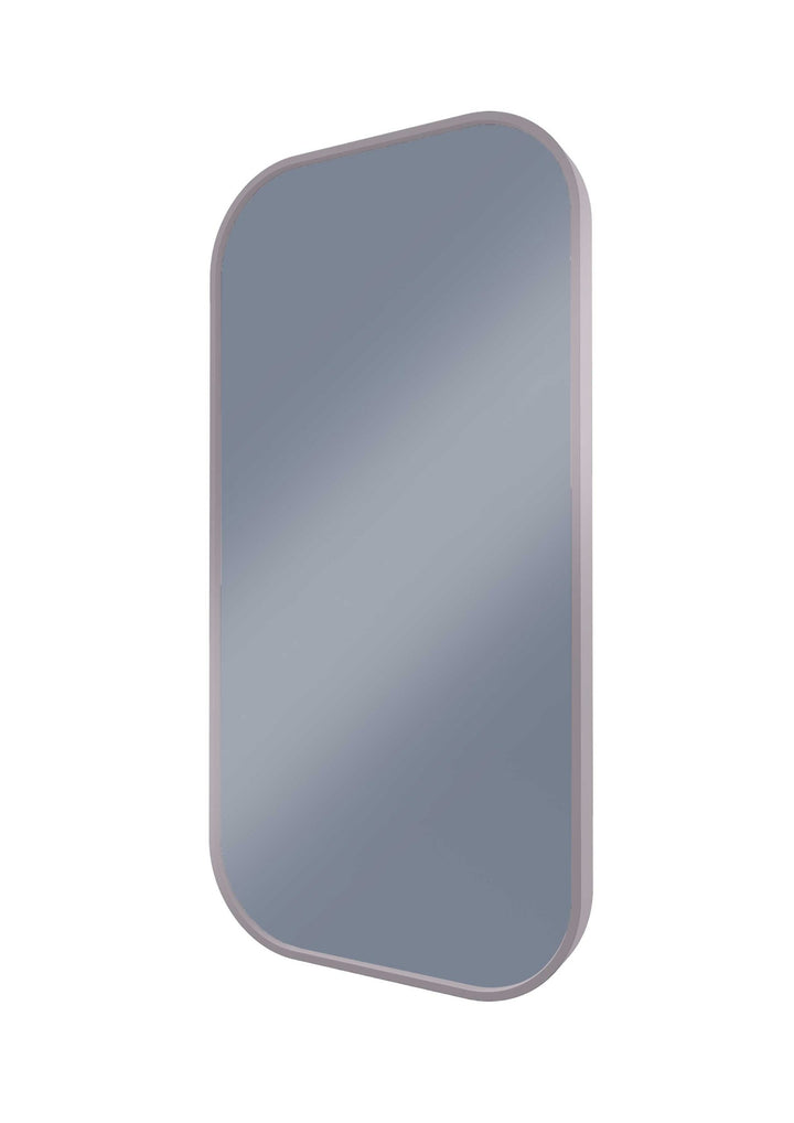 Modern Soft Rectangle Mirror Brits Nickel