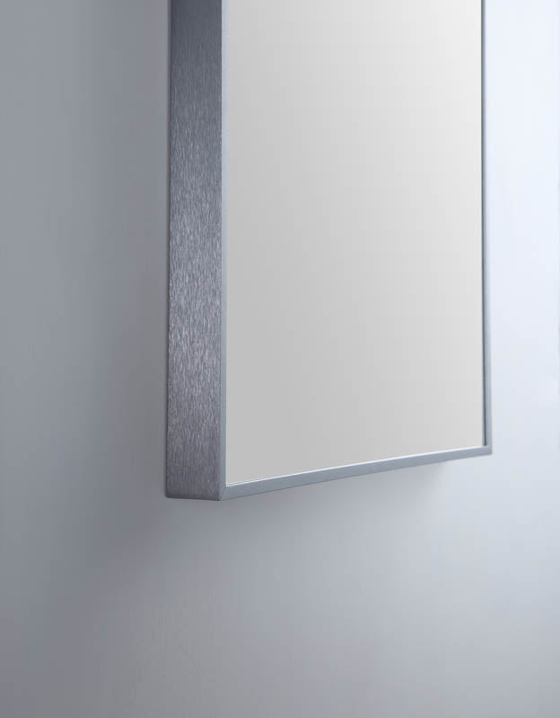 Modern Arch Mirror Brits Nickel product view 3