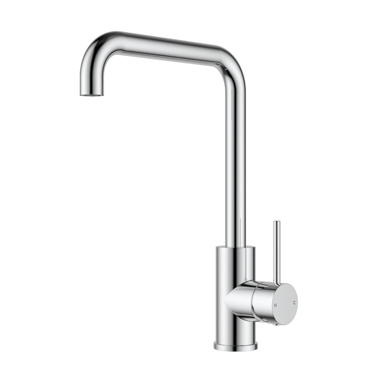 Otus Slimline Sink Mixer Squareneck - Chrome