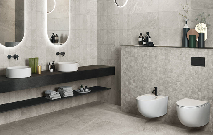 3D Crafted Tiles installed