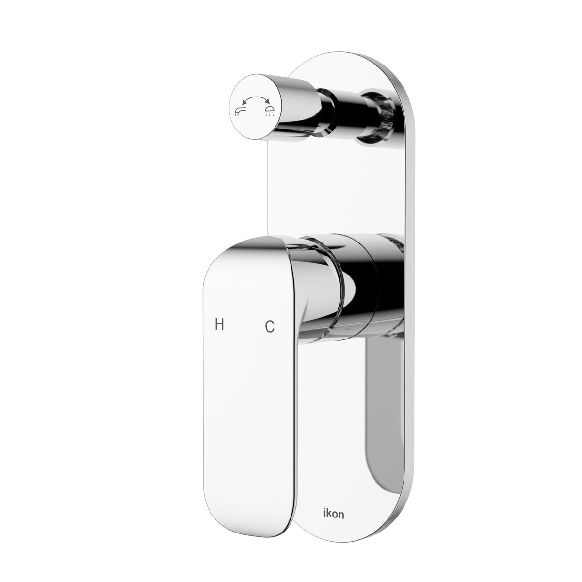 Kara Wall Mixer Diverter - Chrome