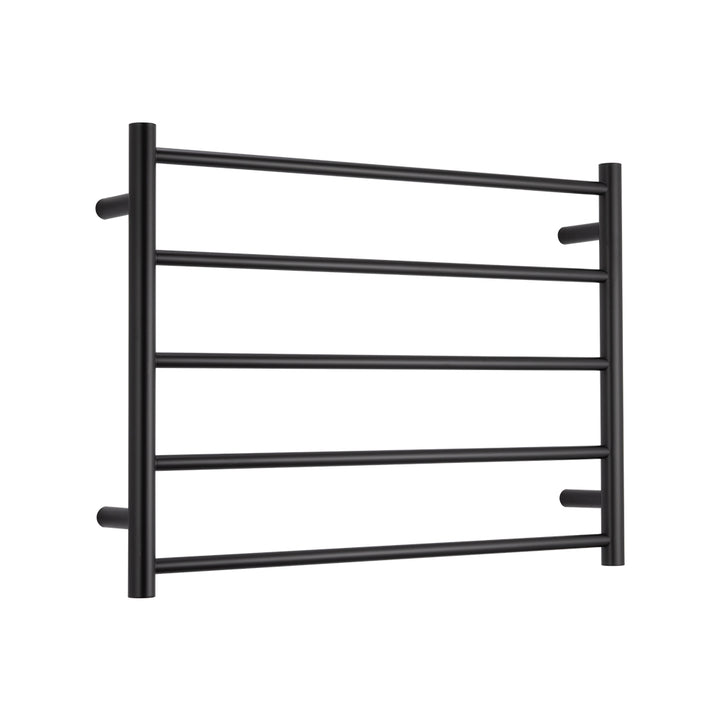 Radiant Heated Round Ladder Towel Rail 750 x 550mm - blk-rtr03_2