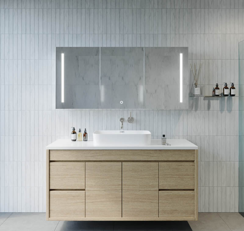 Amber LED Shaving Cabinet lifestyle view 2