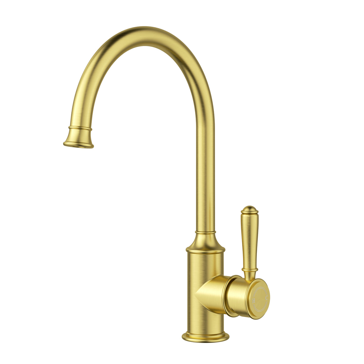 Clasico Sink Mixer Gooseneck - Brushed Gold