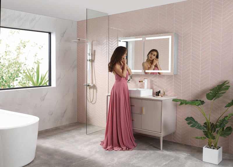 Vera LED Shaving Cabinet lifestyle view