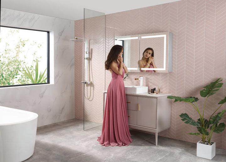 Vera LED Shaving Cabinet lifestyle view