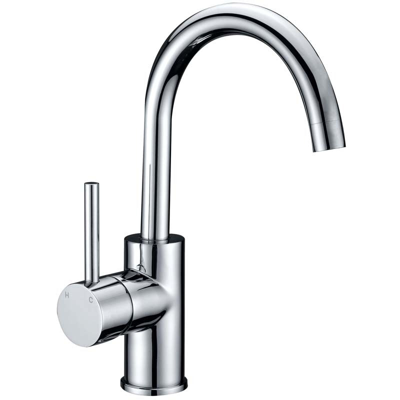 Otus Basin Mixer Gooseneck - Chrome