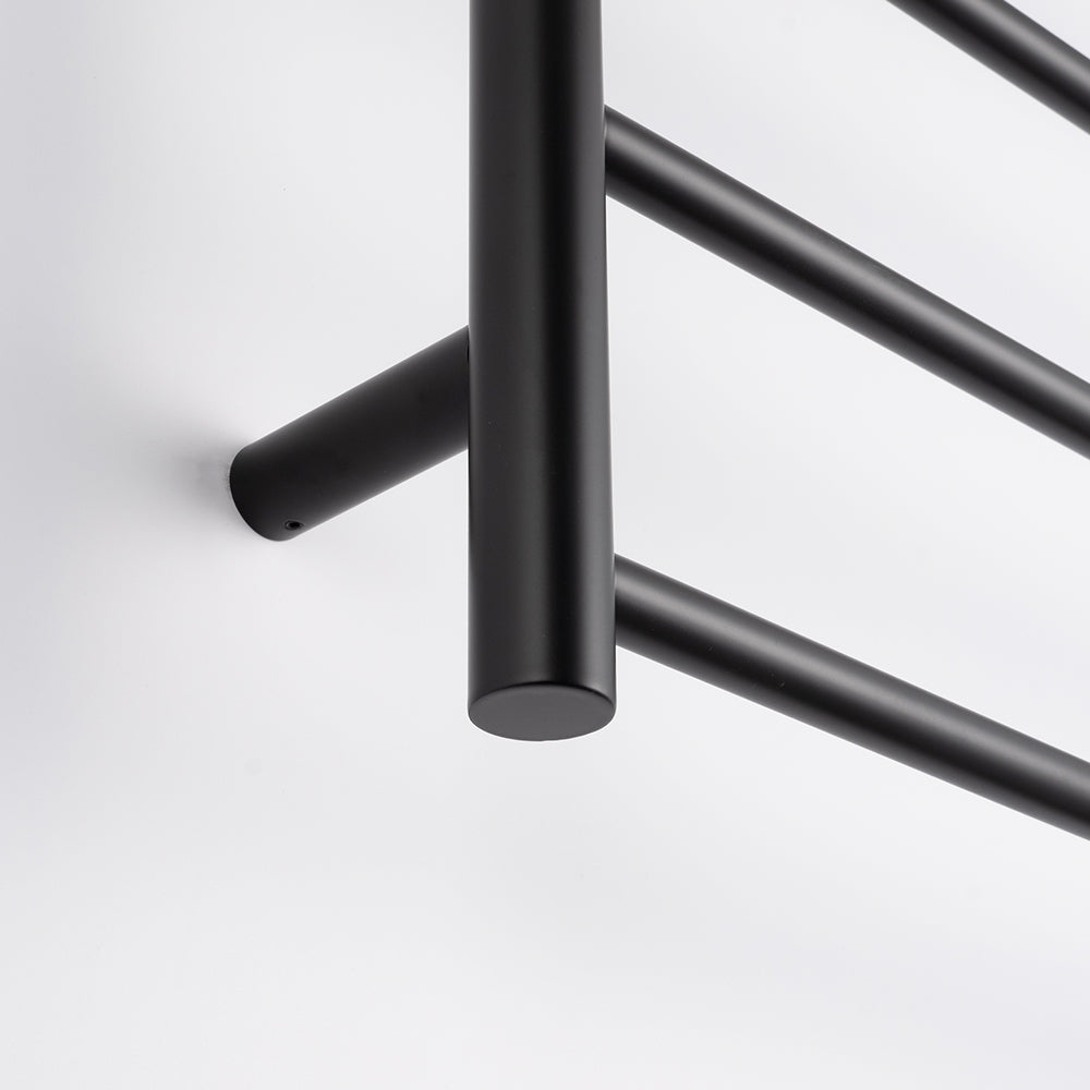 Radiant Heated Round Ladder Towel Rail 750 x 550mm - blk-rtr03_3