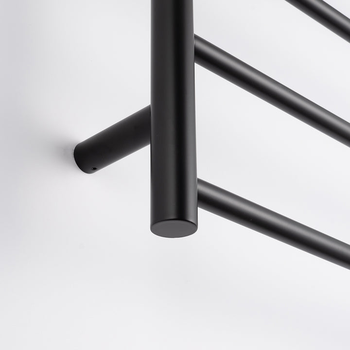 Radiant Heated Round Ladder Towel Rail 750 x 550mm - blk-rtr03_3