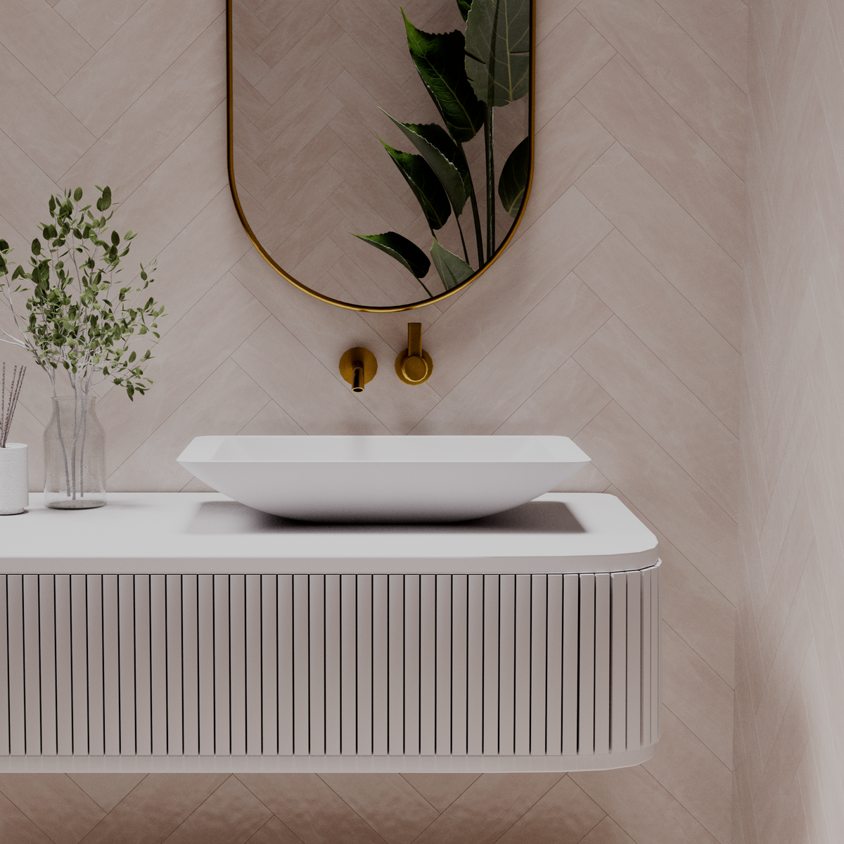 Lidia above counter basin — front view